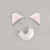 Removable Helmet Cat Ear Decoration Reusable Plush Helmet Accessory  Bicycle Helmet