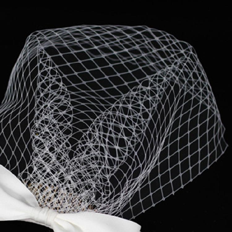 Pillbox Veil Fascinator Hat Tea Party Headwear Veil for Women Lady Black/White