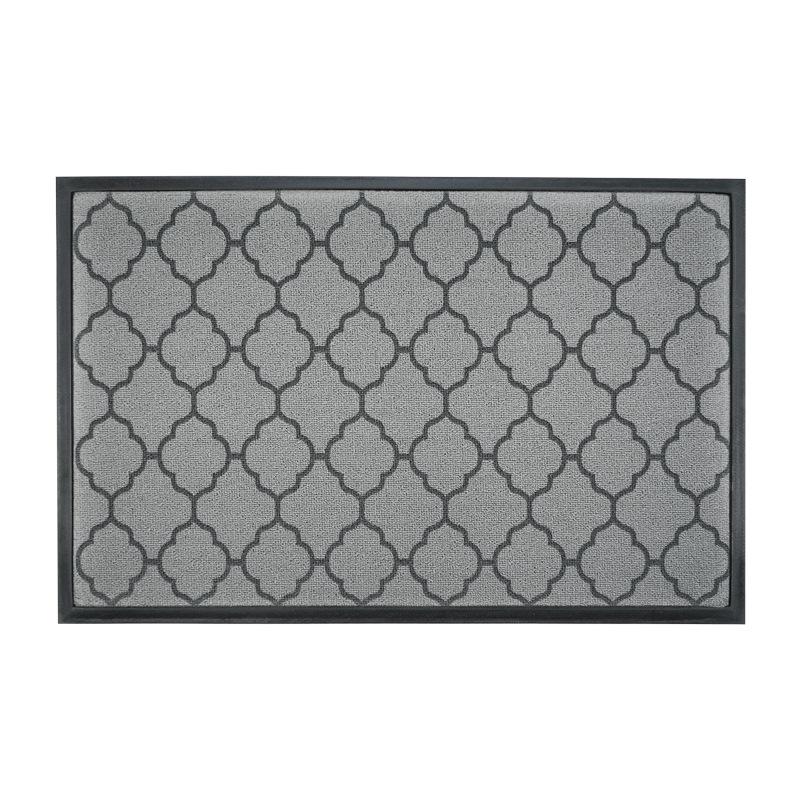 Geometric Anti-Slip Mud Wiping Door Mat - Wear-Resistant Rubber, Polypropylene