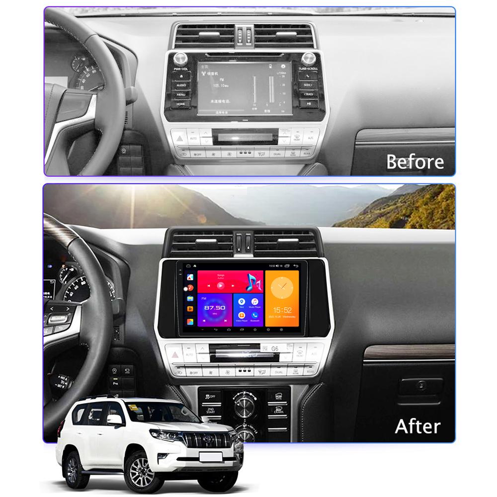 Android Car Radio For Toyota Land Cruiser Prado 150 2017 - 2019 Car Multimedia Player GPS Navigation Head Unit WIFI 1+16GB