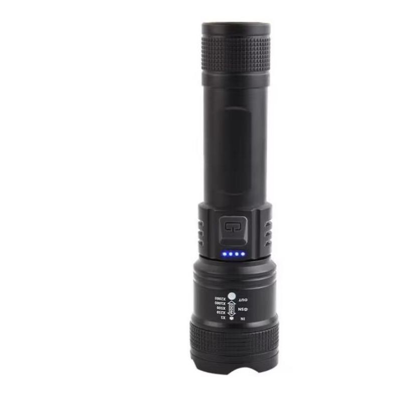 

Суперяркий светодиодный фонарик USB Перезаряжаемые фонарики с тактическим зумом Мощный прожектор для кемпинга на открытом воздухе Рыбалки L39 Plastic*1PC