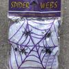 300g Cotton & 60 Spider Decorations: Haunted House Halloween Web Film Set