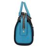 HERZ [Excellent Condition] Two-Tone Nina Boston Bag 2-Way Handbag Cerulean Blue/BlackUsed