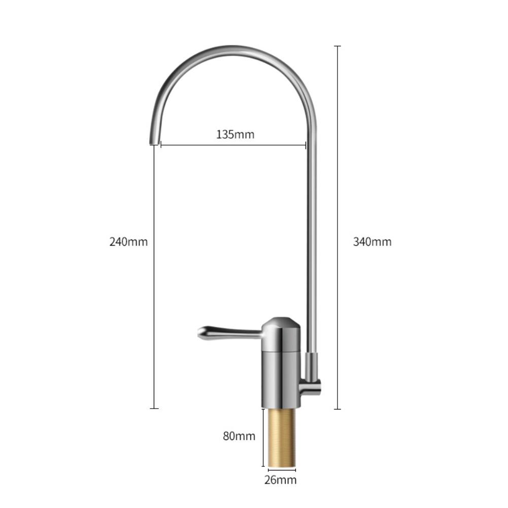 1 Set 360° Schwenkbarer Wasserhahn Einweg-Wasserhahn Messing Für ESpring Wasserfilter Trinkwasserhahn Badezimmer Küchenspüle Armaturen Kits