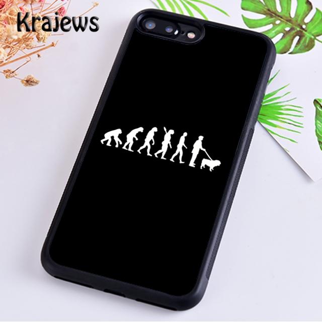 

Чехол для телефона Krajews English Bulldog Heartbeat из ТПУ для iPhone 14 5 6s 7 8 plus X XR XS 11 12 13 pro max Samsung S21 S22ultra Samsung S22ultra