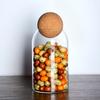 Nordic Transparent Glass Storage Jar - Creative Home & Office Decor for Desk or Wine Cabinet