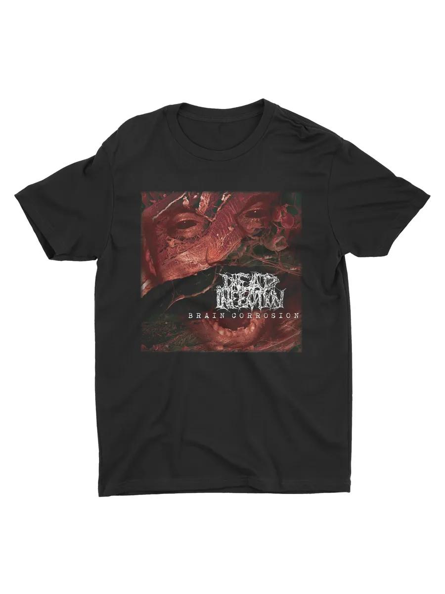 

Men s DEAD INFECTION Graphic T-Shirt, 100% Cotton Crew Neck Short Sleeve Tee, Casual Summer Top for Daily Wear and Gift S