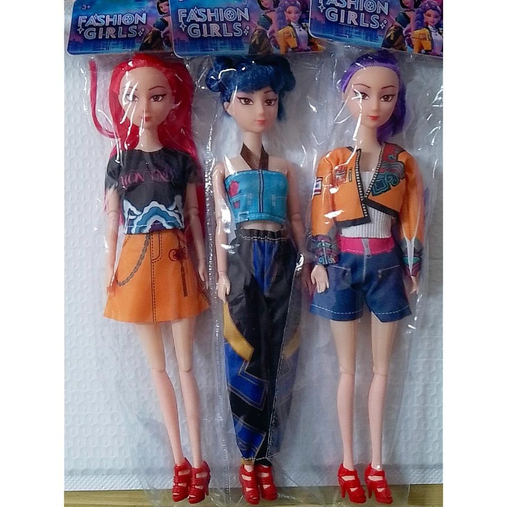 Kpop Demon Hunters Action Figure - Beautiful Princess Rumi Mira Zoey - DIY Plastic Toy for Girls - Kids Birthday Gift