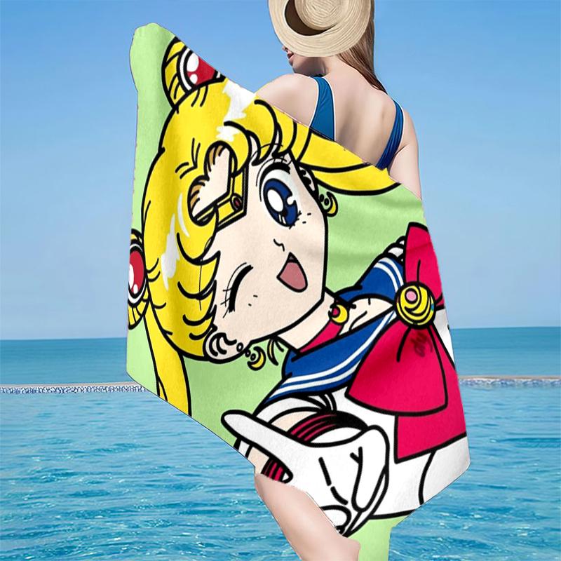 Christmas anime Princess Beach Towel, Super Soft Microfiber, Gift for Her/Him, Birthday, for Pool, Beach, Travel, Home Decor Fan gifts