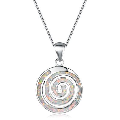 Collar Colgante Único Exquisito Whirlpool para Mujer