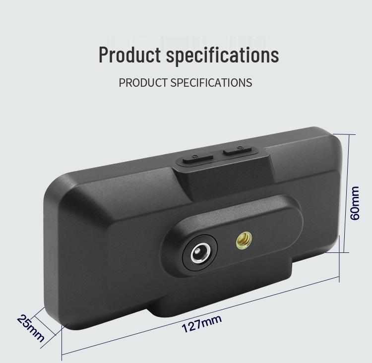 Universal Off-Road Inclinometer HUD with Voltmeter