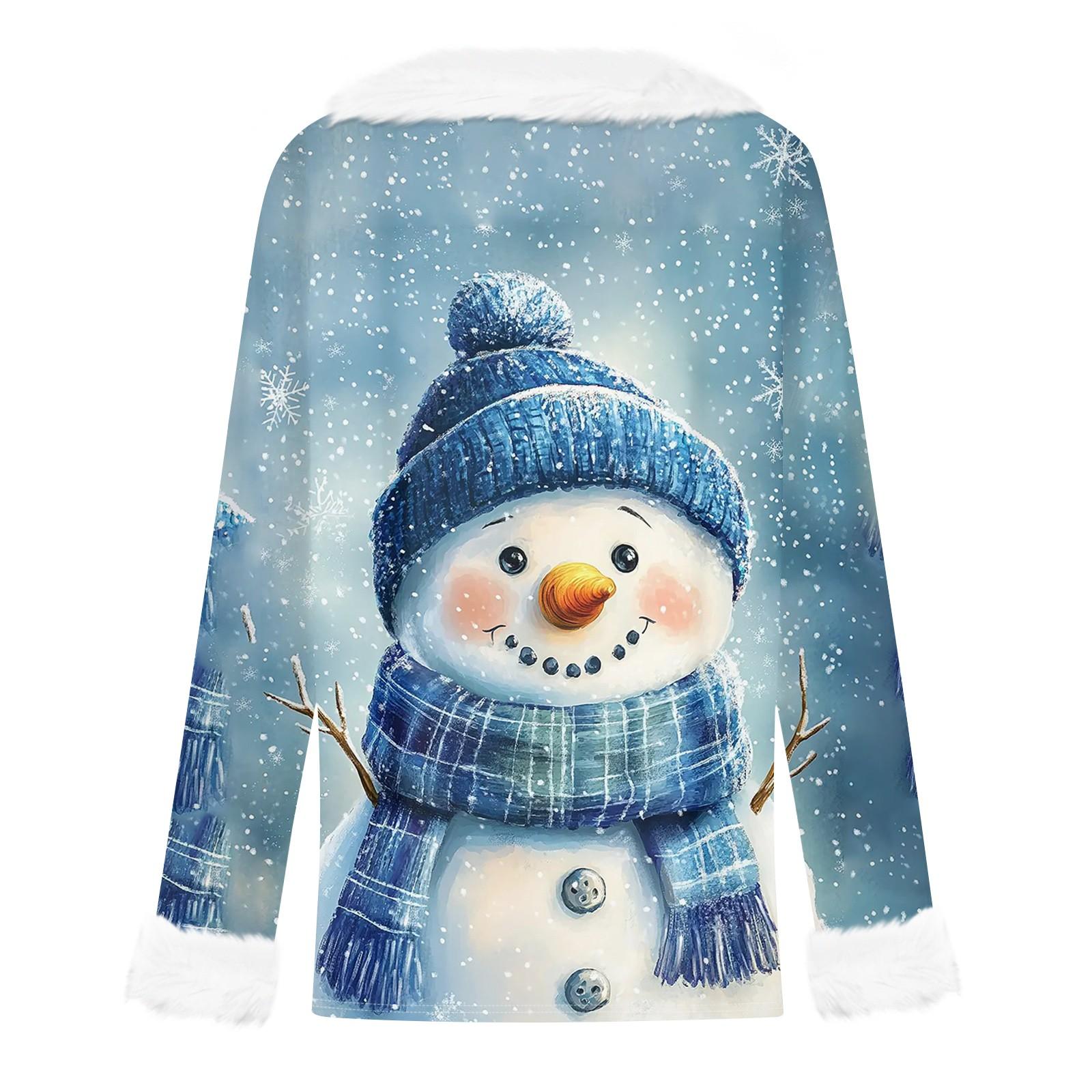 Женская футболка с рождественским принтом — фото 5