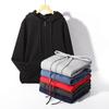 Herren Kapuzenpullover mit Reißverschluss, Übergröße, mit Kapuze, langärmelig, Sweatshirt mit Reißverschluss, lockere Baggy-Größe, Übergröße