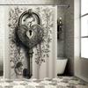 Vintage Heart Lock Shower Curtain | Elegant And Romantic Bathroom Decor