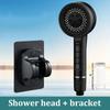 New Filter Booster Shower Head Four-speed Adjustment With Water Seal Multifunctional Home Shower Bathroom Accessories