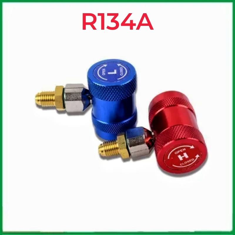 

Фреон R1234YF/R134A Автомобильный быстроразъемный соединитель Латунные адаптеры Кондиционер Хладагент Регулируемый манометр коллектора переменного тока