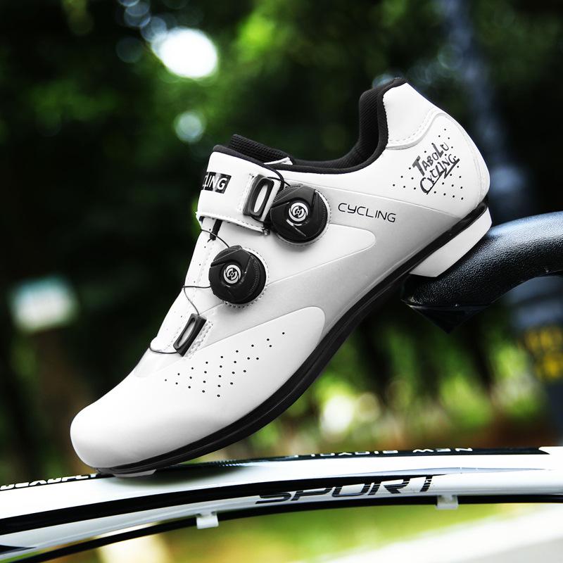 Men's and Women's Summer Breathable Clipless Cycling Shoes for Mountain and Road Biking.
