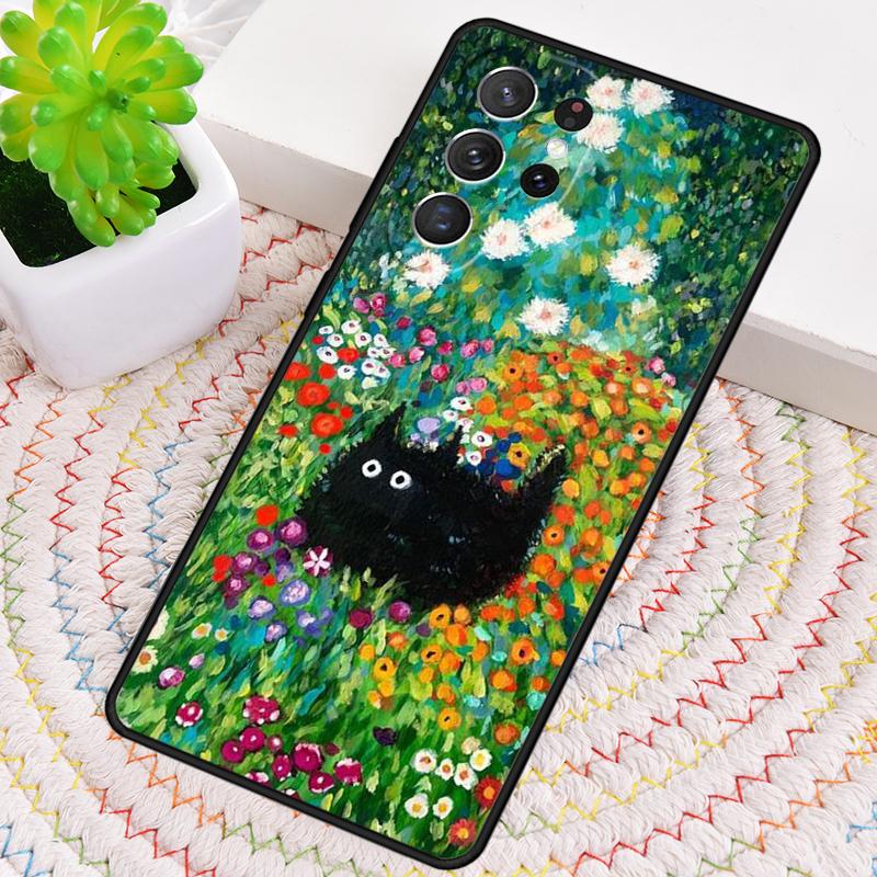 Colourful Flower Painting Art Phone Case for Samsung Galaxy note 10 pro S26 Ultra S23 S24 FE S25 S21 S22 PLUS shockproof Cove