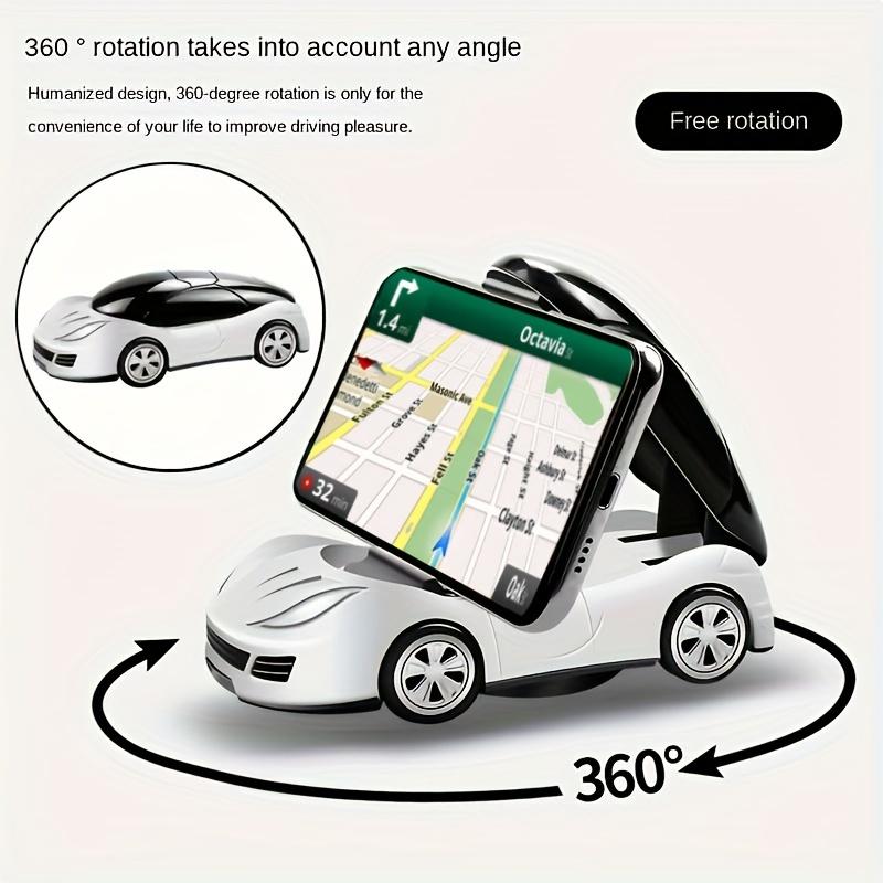 Suporte de telefone para modelo de carro, suporte dobrável para painel de carro, suporte para telefone, rotação de 360°, suporte universal para telefone celular, acessórios para carro