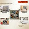 2D Floral 3D-Embossed Pattern Decorative Cushion Covers Pattern Cushion Cover Suitable For Sofa Bedroom Car Pillow Cover