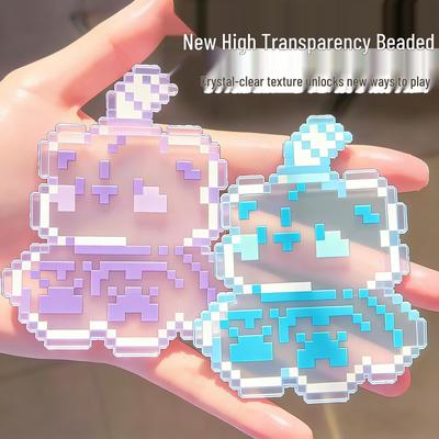 High Transparency 2.6mm Refill Pack for Puzzled Beans Educational DIY Toy - Transparent Color System