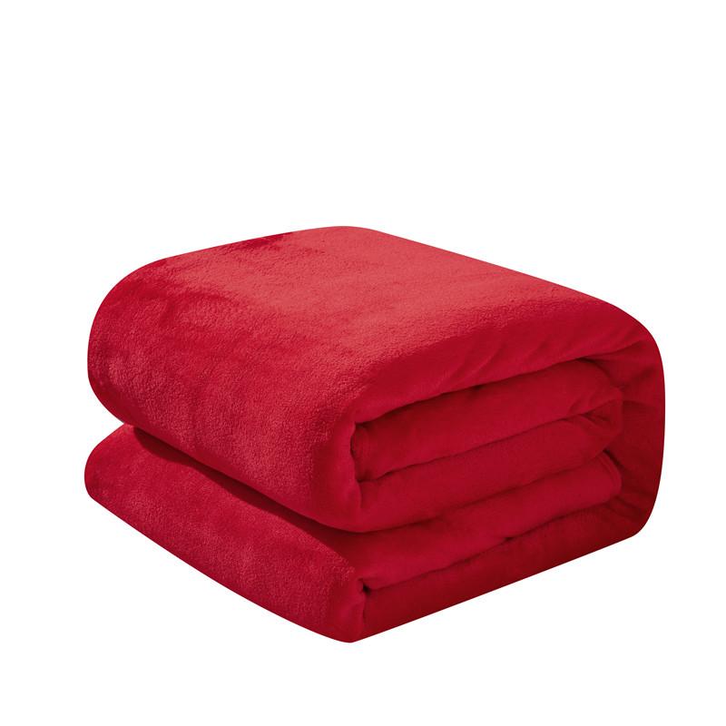 Solid Color Blanket Velvet Bedspread Office/Car Nap Shawl Manta Para Sofá Skin-friendly Plaid Home Bedspread Winter Bed Linen