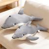 Large Adorable Dolphin Plush Pillow - Kids' Bedtime Companion