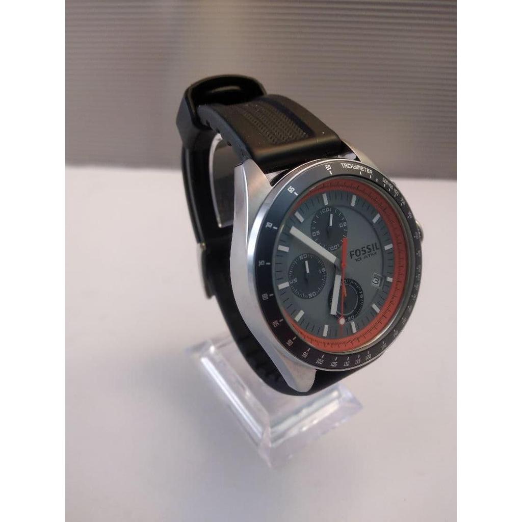 Used Almost New FOSSIL Decker Chronograph Date Battery New