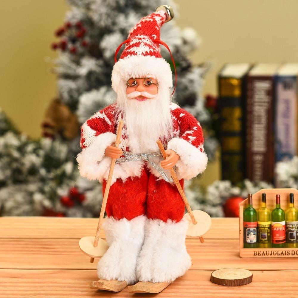 New Year Xmas Tree Ornament Party Supplies Santa Claus Doll New Home Decoration  Christmas