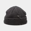 Trendy Unisex Wool Hat: European & American Iron Ring Pinhole Design for Street Hip-Hop