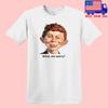 Was mich Sorgen Alfred E. Neuman Herren Weiß Größe S-5XL