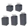 Retro Design Tea Cans Frosted Surface Square Shape Metal Cans Tinplate Material Fine Sand Texture Storage Jar Piggy Bank