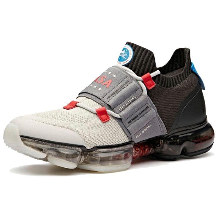 Anta Bequem Vielseitig Lässig Trendig Stoff Stoßdämpfung Rutschfest Abriebfest Atmungsaktiv Passform Low-Top Laufschuhe 91835509-15