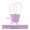 Macaron Color Series DIY Flower Arrangement Tote with Trapezoidal Design and Waterproof Kraft Paper