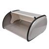Countertop Bread Bin for Large Capacity Dusting Bread Box with Cute Pattern and Perfect for Home Bakery Storage Kitchen, Roll-Top Door,