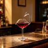Bicchiere da Cocktail a Forma di Cigno da 250ML con Cannuccia, Calice Trasparente per Champagne Whiskey Martini, Bicchiere da Vino per Bar di Casa Feste Matrimoni