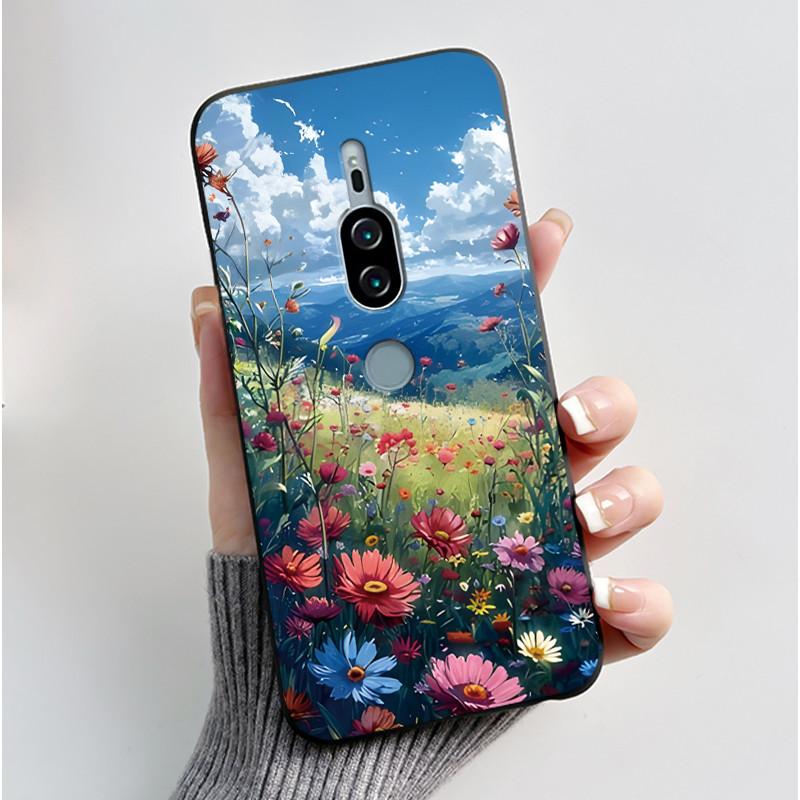 For Sony Xperia XZ2 Premium SO-04K SOV38 XZ2Premium Case Luxury Cute Cool Boys Girls Black Soft Silicone Back Cover TPU Housing