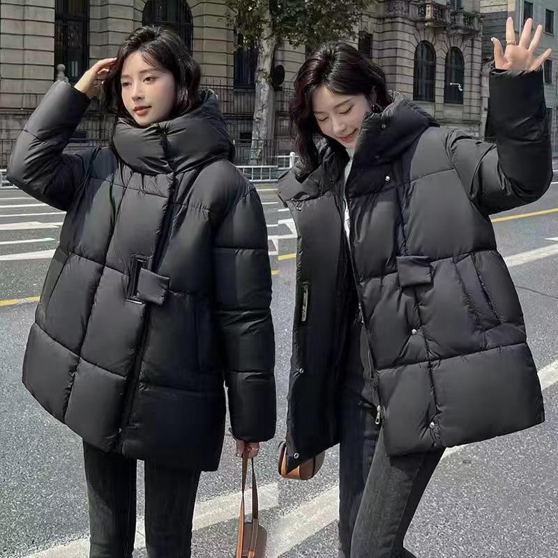 Middle-Aged Mother Cotton-Padded Coat Female  Winter Down Jacket Women Parkas Windbreaker Outwear Hooded Overwear Lady