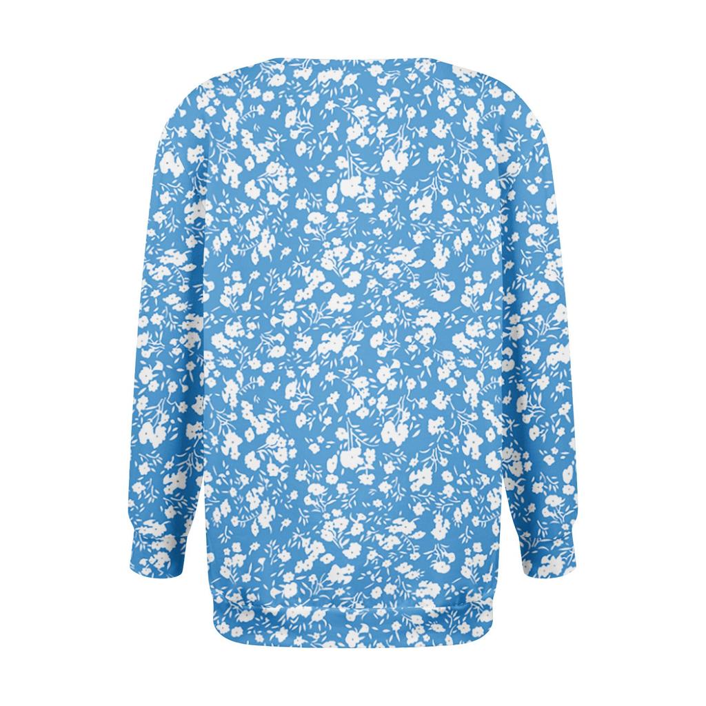 Dámská ležérní mikina s dlouhým rukávem a kulatým výstřihem, přiléhavý plisovaný top