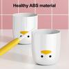 Suction Cup Toothbrush Holder Waterproof Cute Cartoon Bird Shape Simple Installation Bathroom Toothbrush Storage Rack