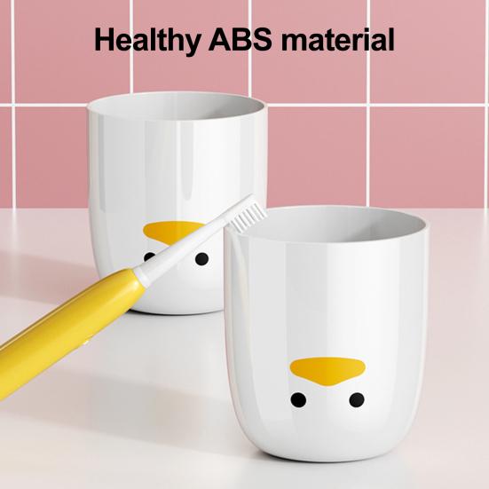 Suction Cup Toothbrush Holder Waterproof Cute Cartoon Bird Shape Simple Installation Bathroom Toothbrush Storage Rack