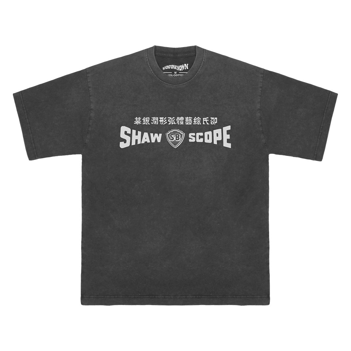 Shaw Brothers T Shirt Film Shaw Scope Chinese HK Movie Golden Harvest Black Washed Long Sleeves Cotton Mens Clothes Top Shirts S