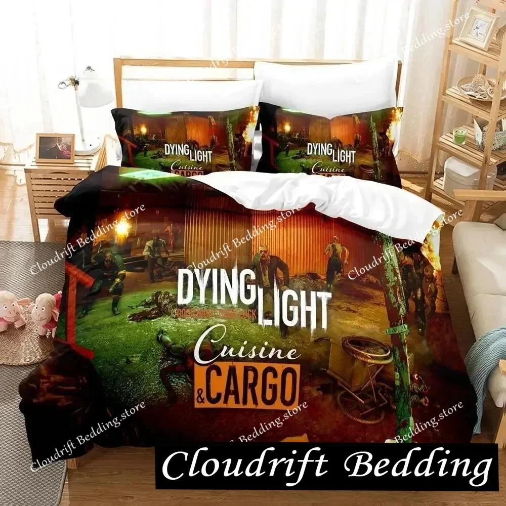 New DYING LIGHT 2 Bedding Set Single Twin Full Queen King Size Bed Set Adult Kid Bedroom Duvet cover Sets 3D Print Game Anime026