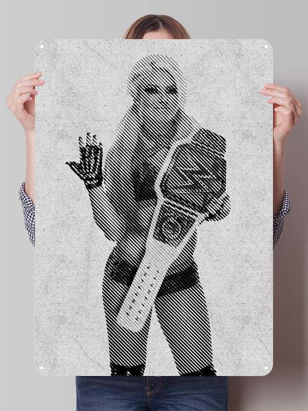 Bayley Alexa Bliss Metal Signs Wrestler Posters Room Decor Items Aesthetic Decoration Living Room Vintage Metal Plate Wall Art
