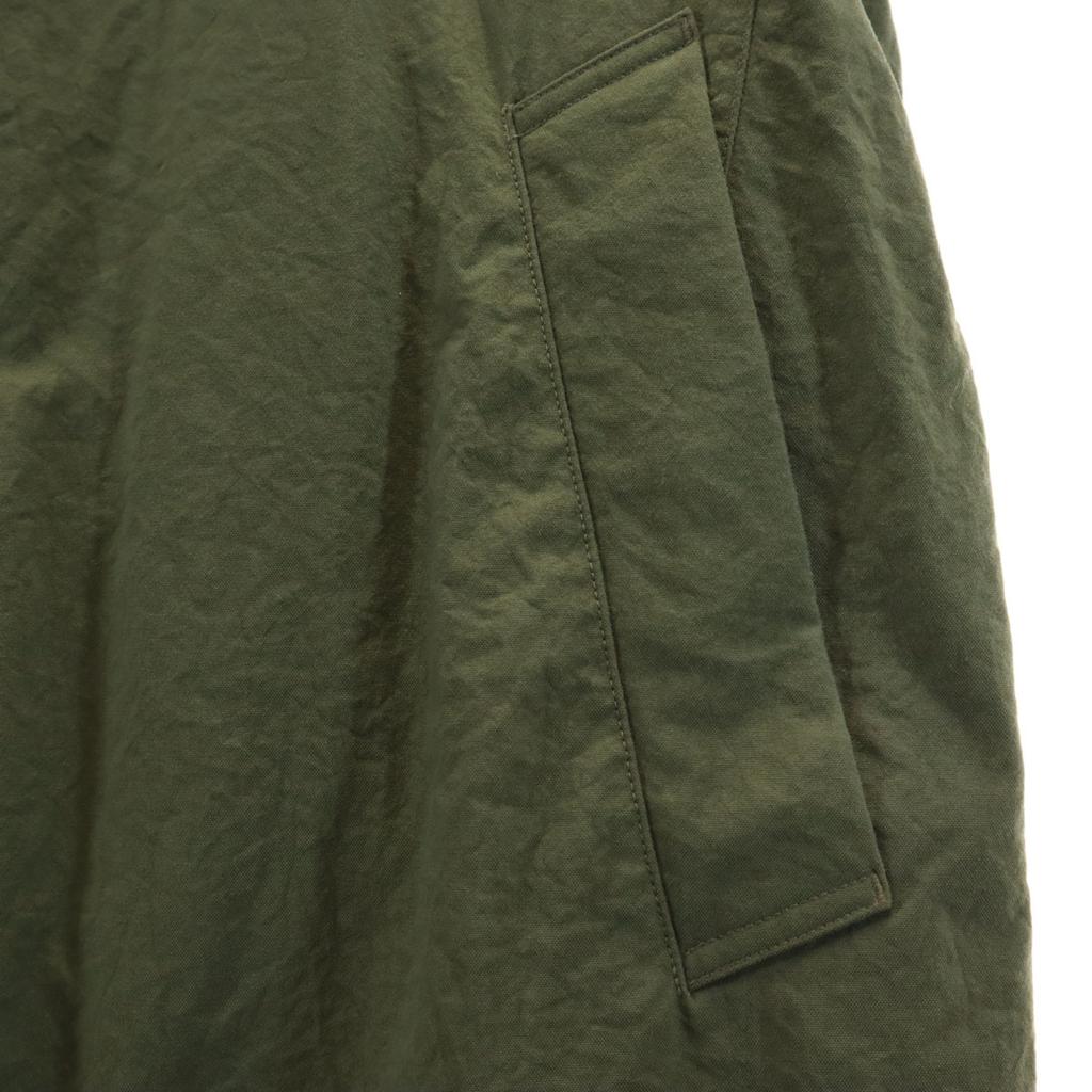 Green Label Relaxing Stainless Collar Coat L Khaki KOMATSU Men's Used