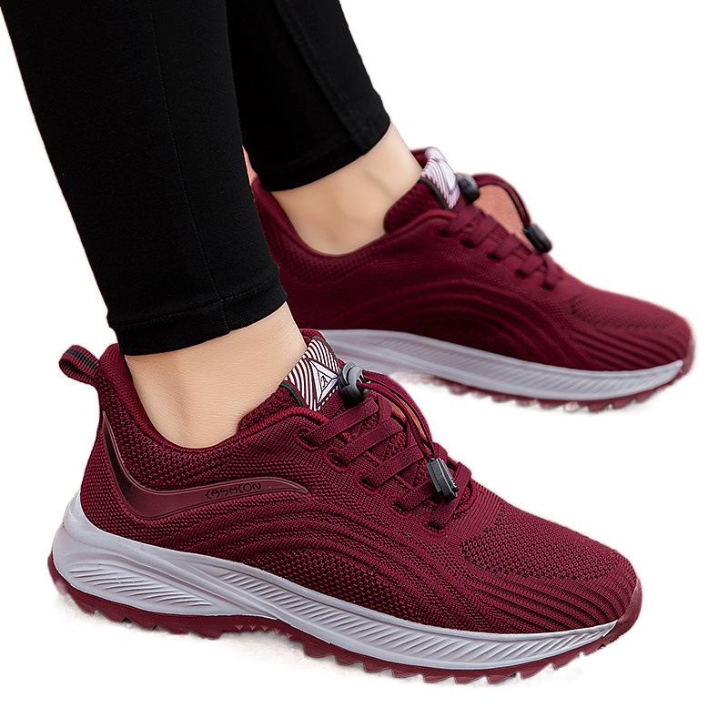 Cloth shoes autumn new lightweight medium and strong walking shoes soft-soled sports shoes