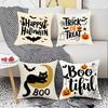 New Festive Decoration Family Party Sofa Pillowcase Pumpkin Ghost Cushion Pillowcase Halloween Decorations