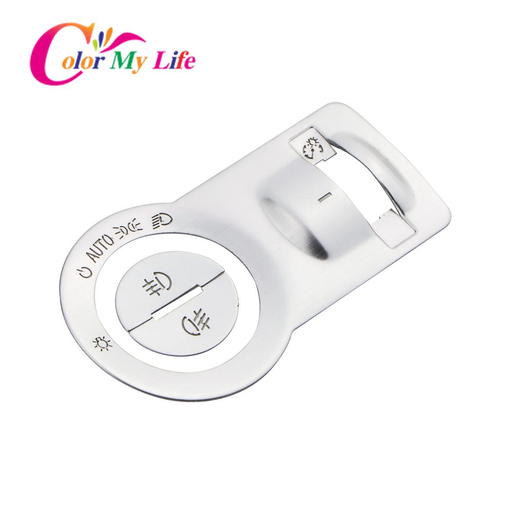 3Pcs Headlight Button Cover for Chevrolet Malibu Cruze Trax Opel Mokka ASTRA J Insignia Fog Lamp Switch Decoration Sticker