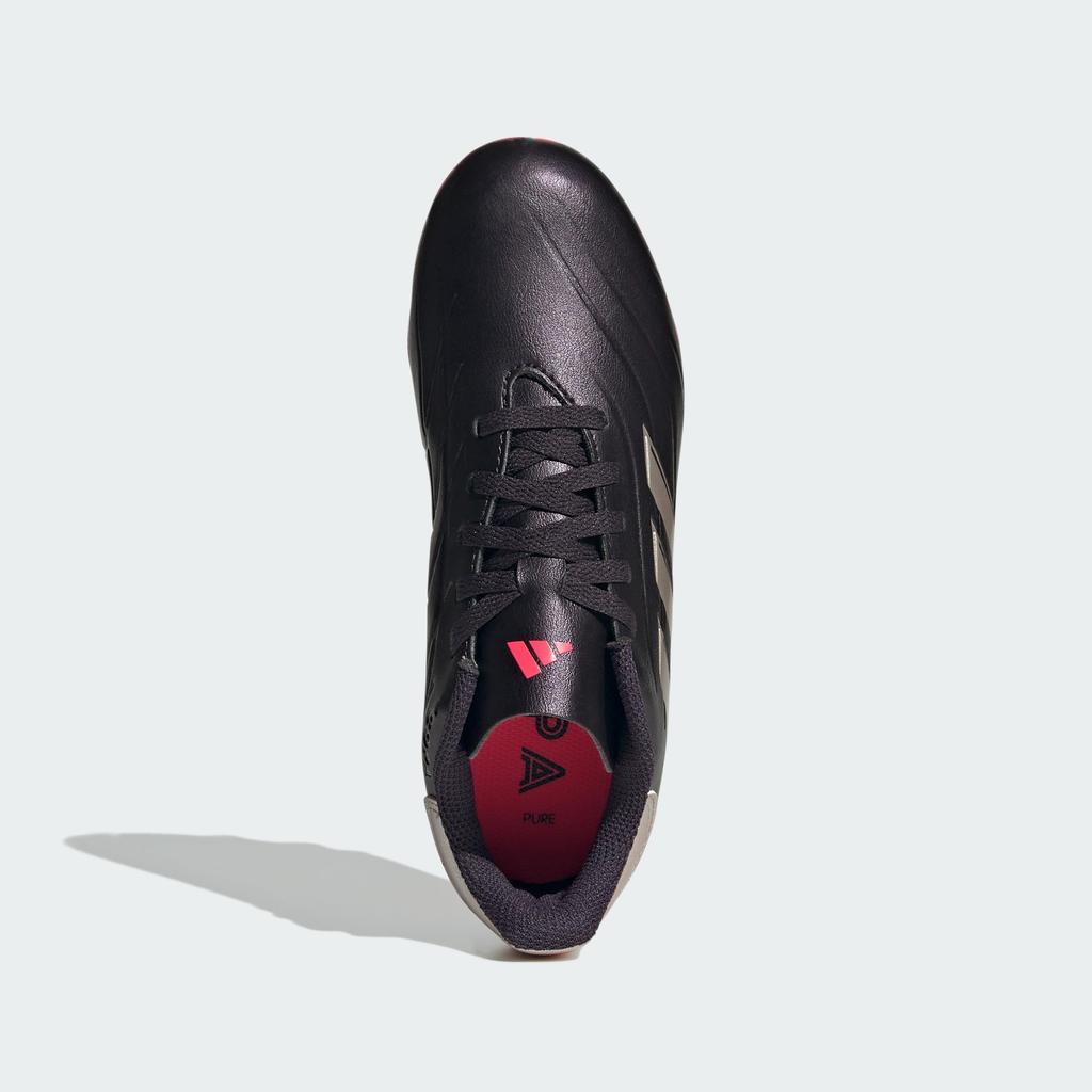adidas Copa Pure II Club FxG Soccer Cleats for Juniors and Sizes Boys and Aurora Size Kids, 17-24.5cm, Unisex, Girls, NKZ80, Black/Platinum