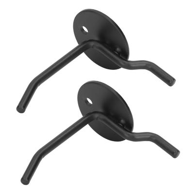 2PCS Pegboard Hole Hooks Metal Peg Wall Shelf Display Hook for Outdoor Camping Barbecue